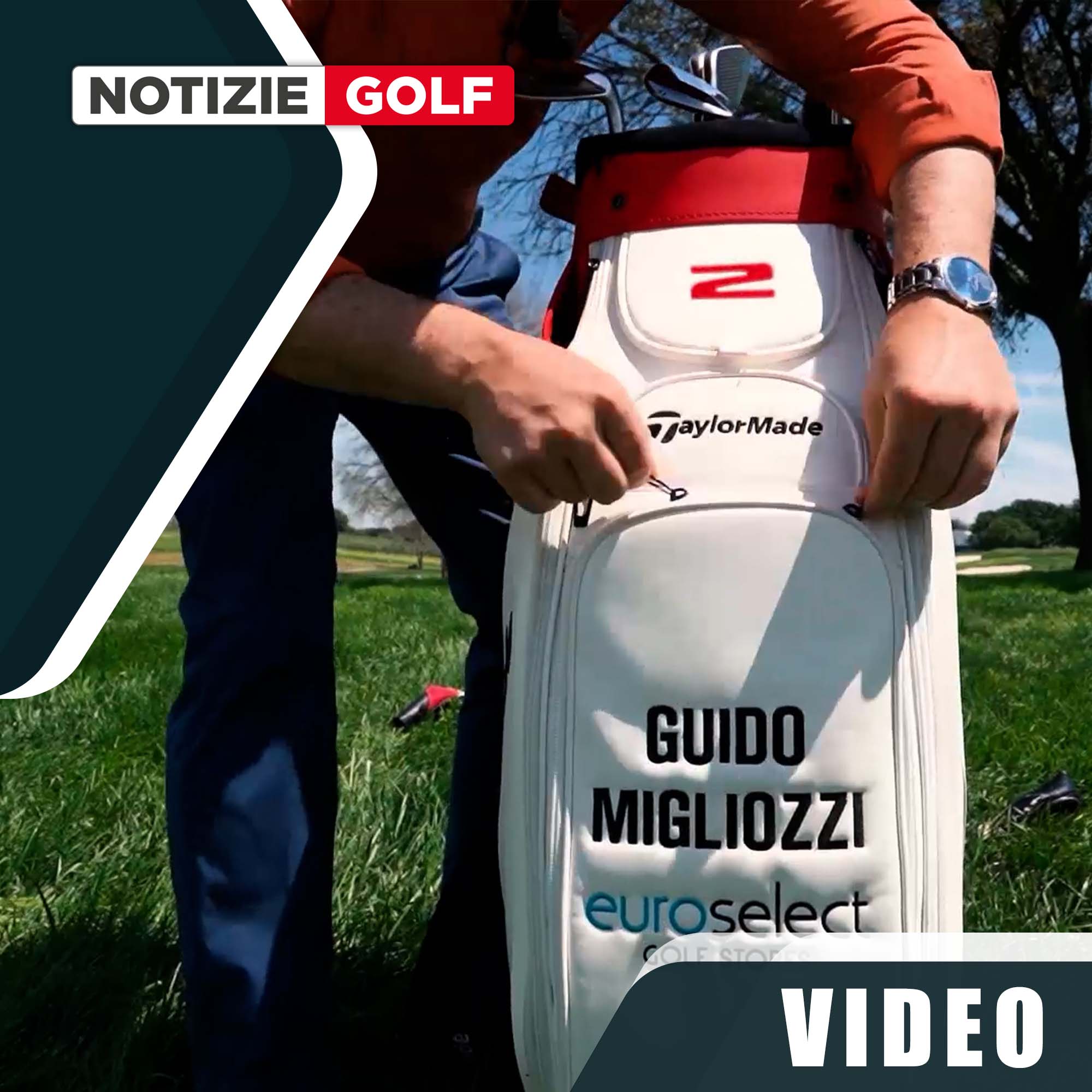 NOTIZIE GOLF La Sacca Da Open Di Guido Migliozzi Il Video Del