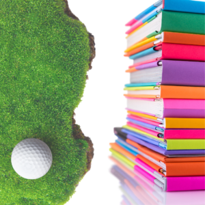Golf e libri doppia carriera