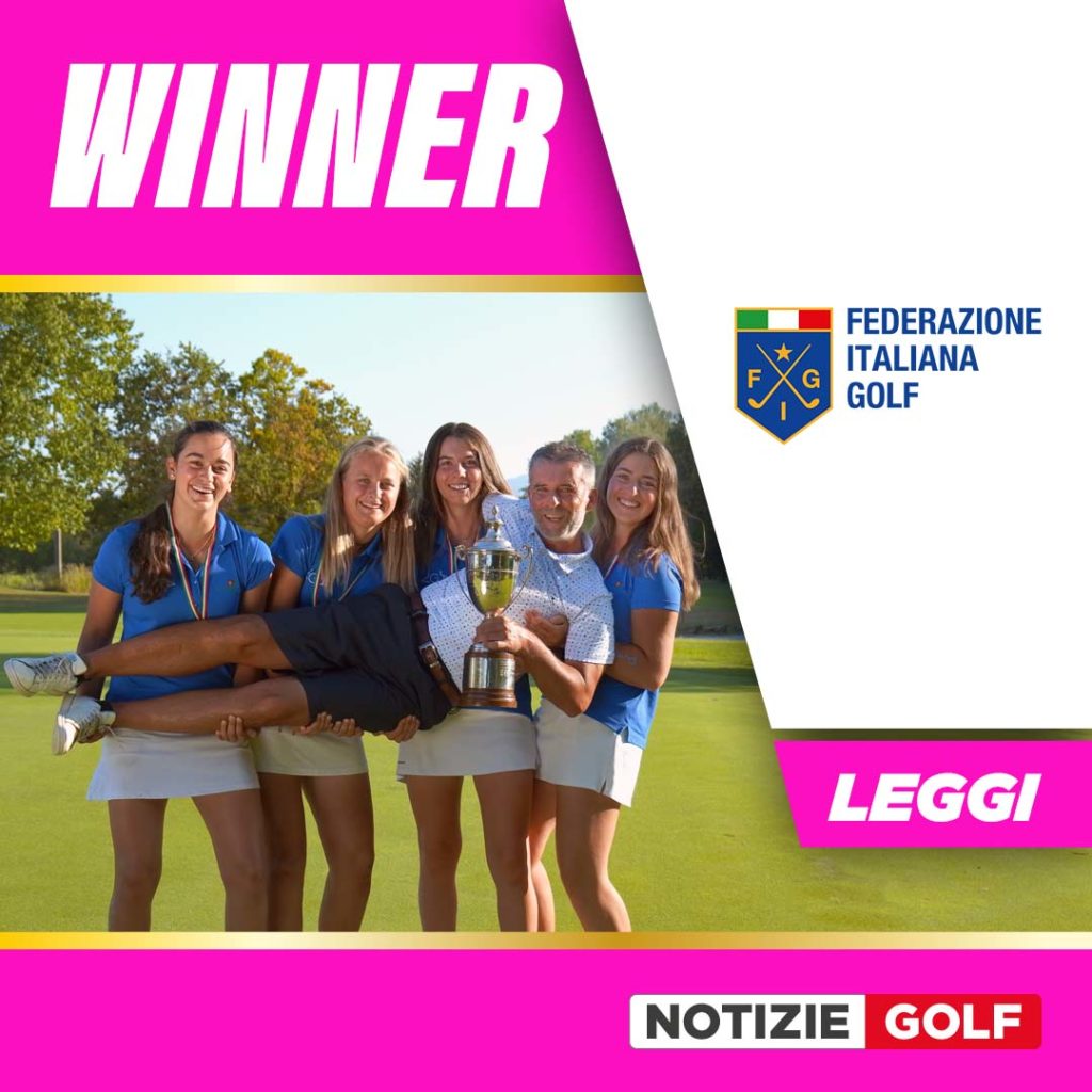 NOTIZIE GOLF Alle ragazze di Asolo va il Campionato Nazionale